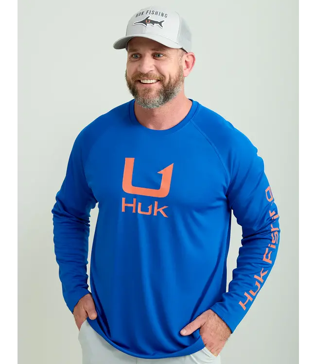 MEN'S HUK ICON LONG SLEEVE CREW