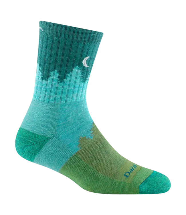 WOMEN'S DARN TOUGH TREELINE MICRO CREW MIDWEIGHT CUSION HIKING SOCKS
