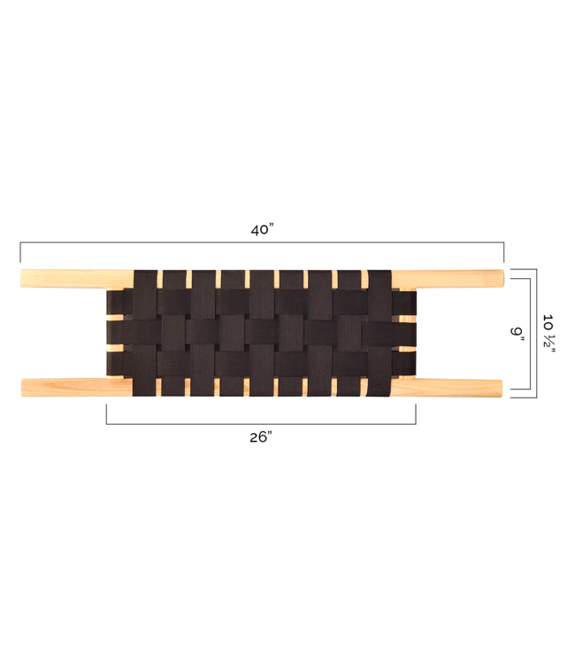 TRAILHEAD ASH WEB WIDE CENTER SEAT