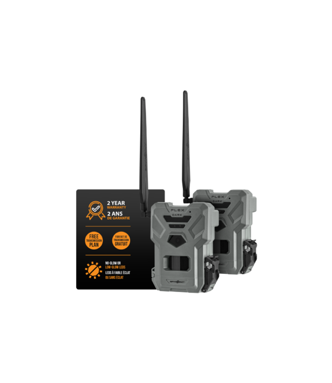 SPYPOINT FLEX-M CELLULAR TRAIL CAMERA TWIN PACK