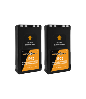 SPYPOINT SPYPOINT RECHARABLE LITHIUM BATTERY PACK LIT-22 TWIN PACK