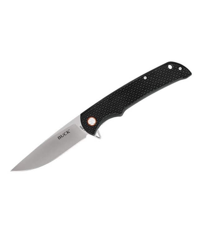 BUCK KNIVES HAXBY - 3.875" FOLDING BLADE CARBON FIBER HANDLE