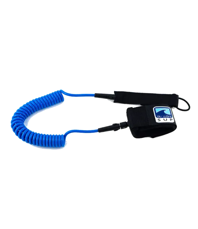 BLU WAVE COIL SUP LEASH
