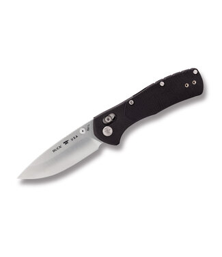 Buck Knives BUCK KNIVES RANGER PRO CROSSBAR FOLDING KNIFE - 3.37" BLADE BLACK NYLON HANDLE