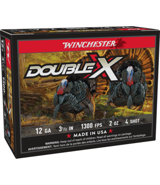WINCHESTER WINCHESTER 12 GAUGE - 3.5" - 2 OZ - #4 SHOT- SUPREME HIGH VELOCITY TURKEY LOAD (10 SHOTSHELLS)