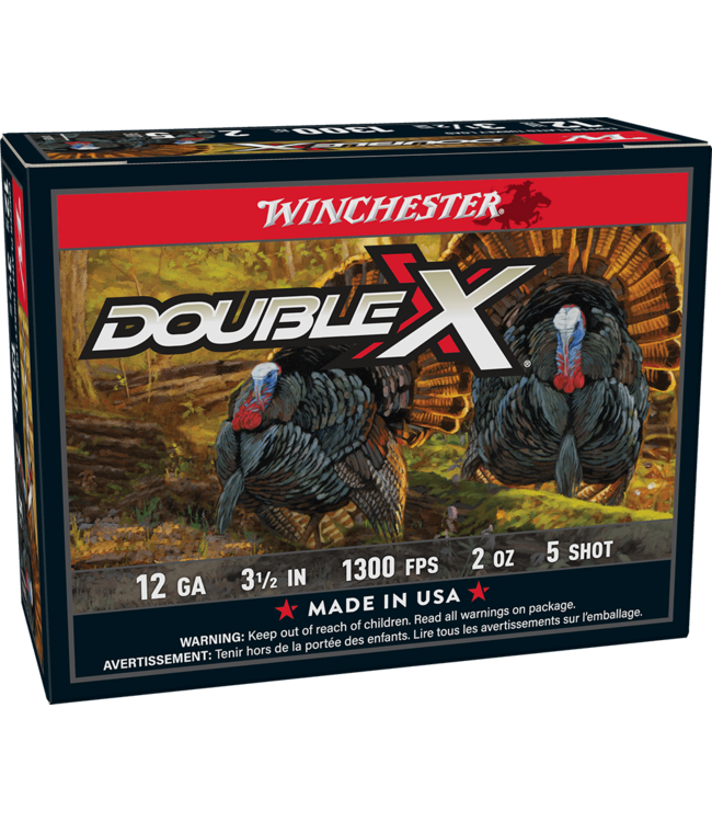 WINCHESTER 12 GAUGE - 3.5" - 2 OZ - #5 SHOT- SUPREME HIGH VELOCITY TURKEY LOAD (10 SHOTSHELLS)