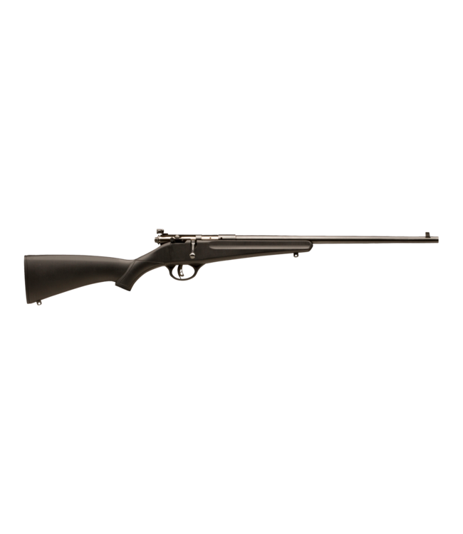 SAVAGE RASCAL BLACK YOUTH BOLT-ACTION RIFLE (1 ROUND) .22 LR - MATTE BLACK STOCK - 16" BARREL