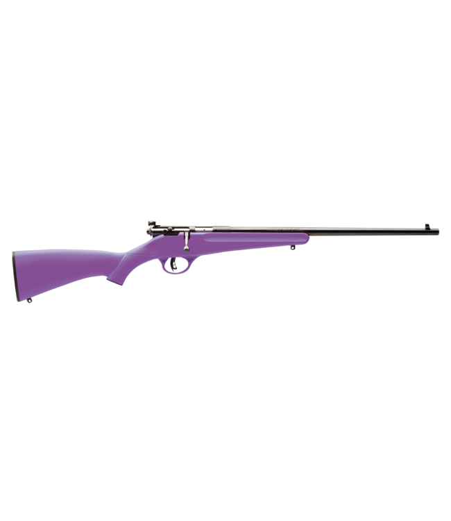 SAVAGE ARMS RASCAL YOUTH  BOLT-ACTION RIFLE (1 ROUND) .22 LR - PURPLE STOCK - 16" BARREL