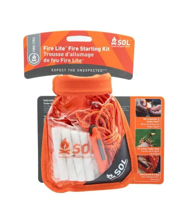 SOL FIRE LITE KIT IN DRY BAG
