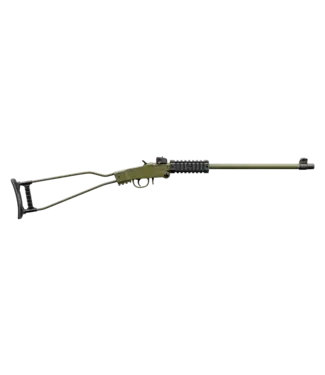 CHIAPPA CHIAPPA LITTLE BADGER BREAK-ACTION RIFLE (SINGLE SHOT) - .22 LR- OD GREEN - 16.5" BARREL