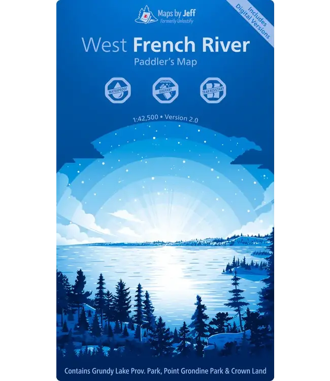 MAPS BY JEFF WEST FRENCH RIVER - PADDLER'S MAP