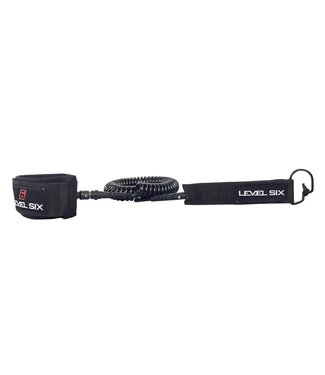LEVEL SIX LEVEL SIX COILED SUP ANKLE LEASH BLACK