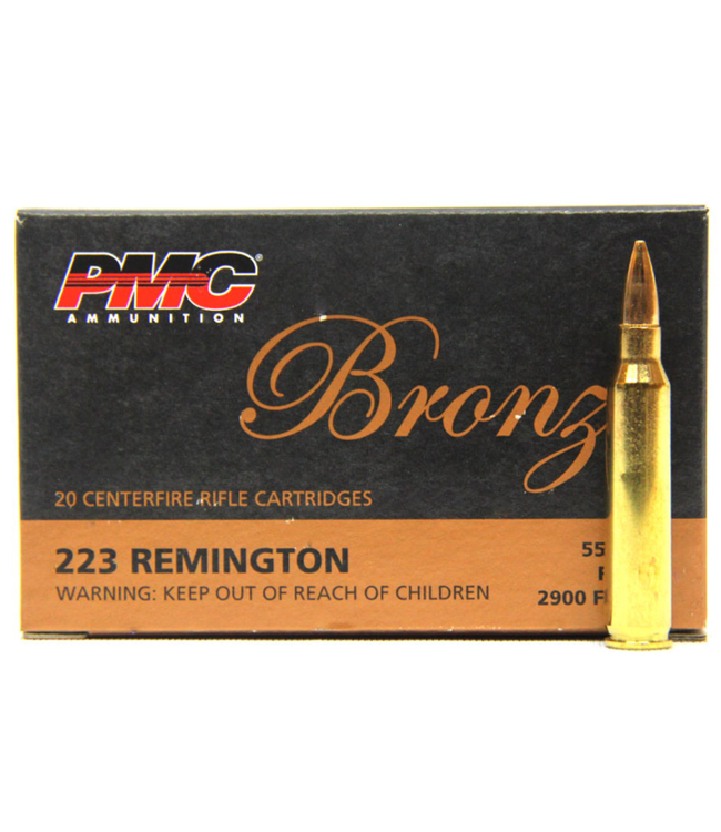 PMC 223 REM - 55GR(FMJ-BT) RIFLE AMMO (20 CARTRIDGES)