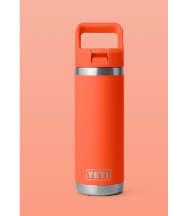 YETI 18 OZ RAMBLER STRAW BOTTLE