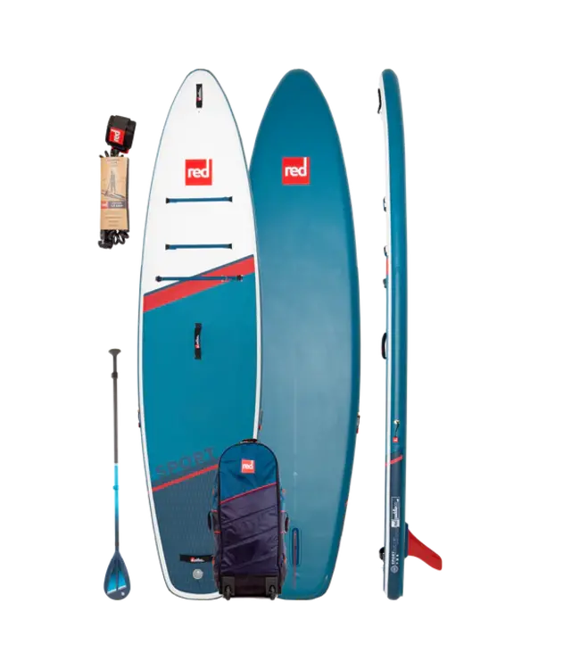 RED PADDLE CO 2022 SPORT HT PACKAGE INFLATABLE PADDLE BOARD 11'3