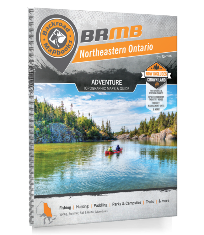 BACKROAD MAPBOOKS BACKROAD TOPOGRAPHIC MAP - MAPBOOK - NORTHEASTERN ONTARIO