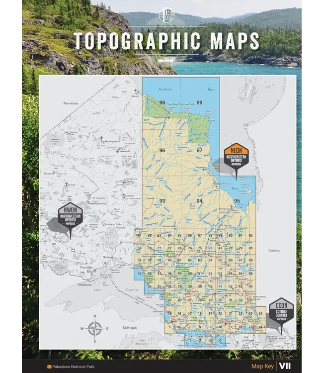 BACKROAD MAPBOOKS BACKROAD TOPOGRAPHIC MAP - MAPBOOK - NORTHEASTERN ONTARIO