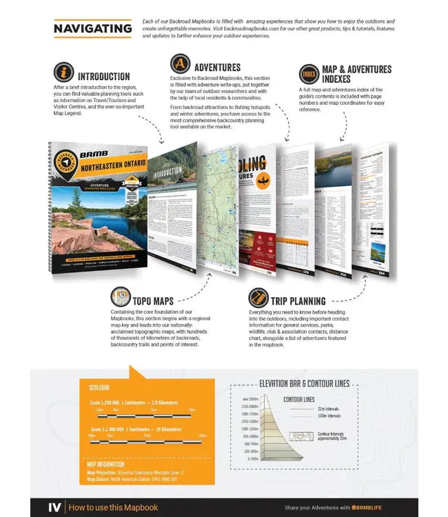 BACKROAD MAPBOOKS BACKROAD TOPOGRAPHIC MAP - MAPBOOK - NORTHEASTERN ONTARIO