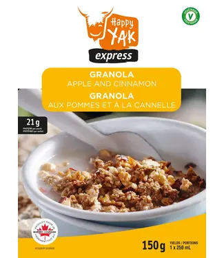 HAPPY YAK HAPPY YAK APPLE AND CINNAMON GRANOLA