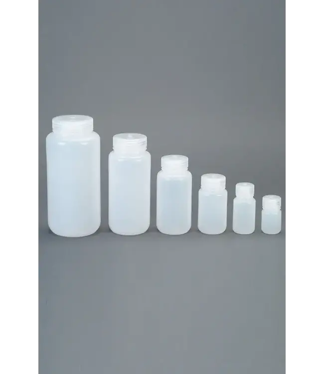 NALGENE WIDE MOUTH ROUND HDPE BOTTLES