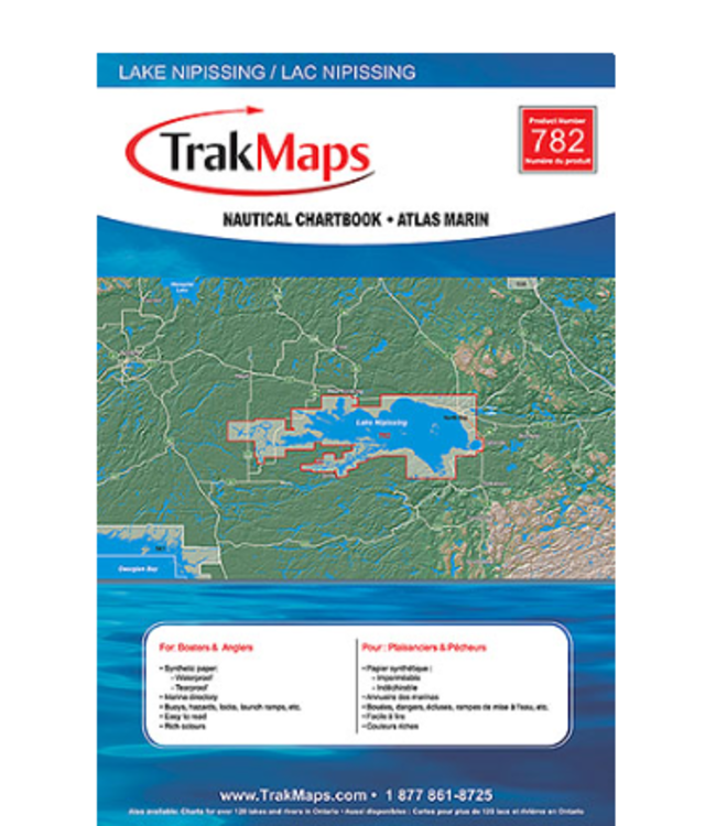 TRAKMAPS LAKE NIPISSING NAUTICAL CHARTBOOK