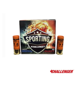 CHALLENGER CHALLENGER HIGH BRASS 12-GAUGE - 2.75" - #7.5 SHOT - LEAD (25 SHOTSHELLS)