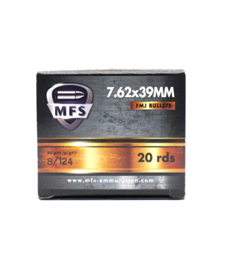 MFS MFS RUAG 7.62×39MM 124 GR FMJ BOX OF 20