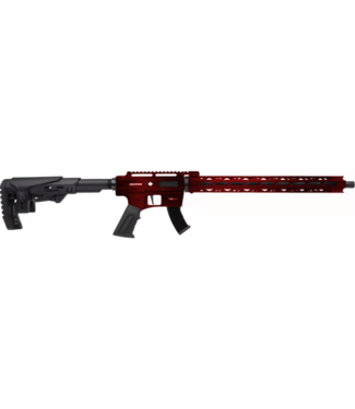DERYA DERYA TM22 SEMI-AUTO RIFLE (10 ROUND) .22LR - SYNTHETIC DISTRESSED RED STOCK - 18" BARREL