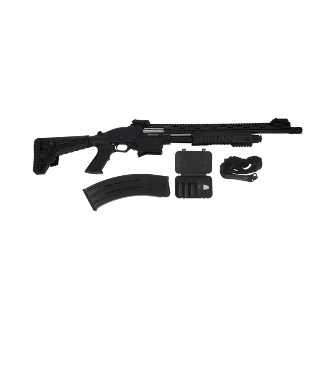 FEDERATION ARMS SPM-12 PUMP-ACTION SHOTGUN (10 ROUND) 12 GAUGE - MATTE BLACK STOCK - 18.7" BARREL