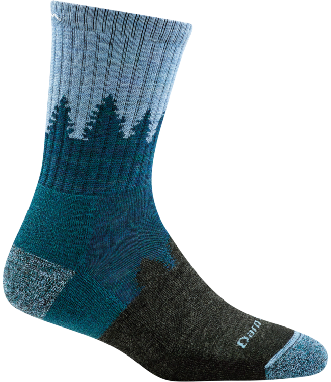 WOMEN'S DARN TOUGH TREELINE MICRO CREW MIDWEIGHT CUSION HIKING SOCKS