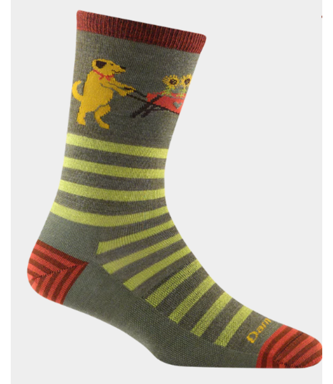 WOMEN'S DARN TOUGH ANIMAL HAUS CREW LIGHT SOCKS