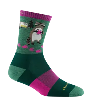 DARN TOUGH WOMEN'S DARN TOUGH CRITTER CLUB MICRO CREW HIKING SOCK