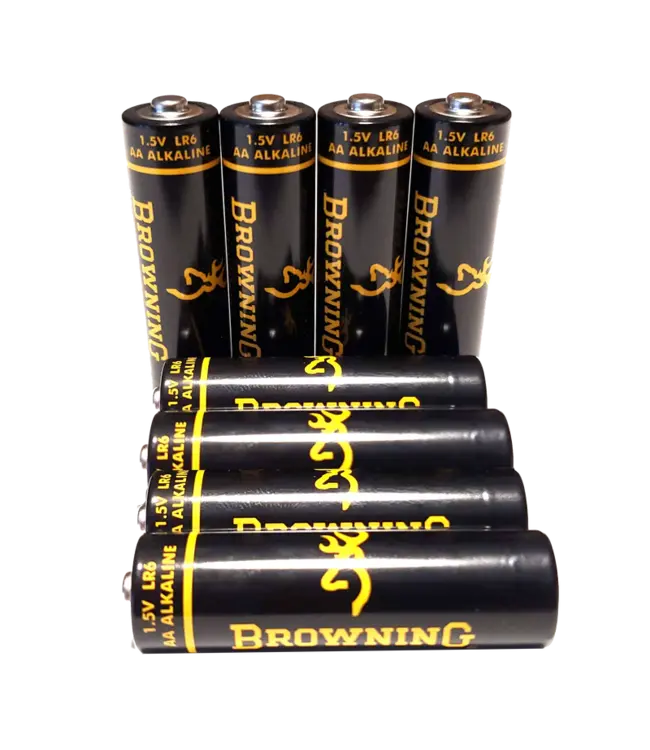 BROWNING TRAIL CAMERA AA ALKALINE BATTERIES (8 PACK)