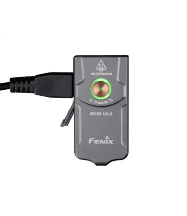 FENIX E03R V2.0 ALL-METAL KEYCHAIN FLASHLIGHT (500 LUMENS)