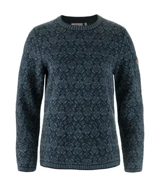 FJALLRAVEN WOMEN'S FJALLRAVEN SNOW ROUND NECK SWEATER