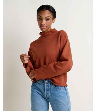TOAD & CO WOMEN'S TOAD & CO FERNSCAPE ROLL NECK PULLOVER