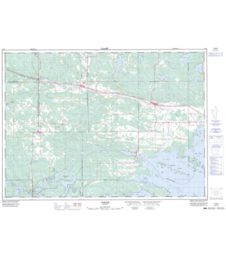 CANADIAN TOPO CANADIAN TOPO TOPOGRAPHIC MAP - 041L08 - VERNER