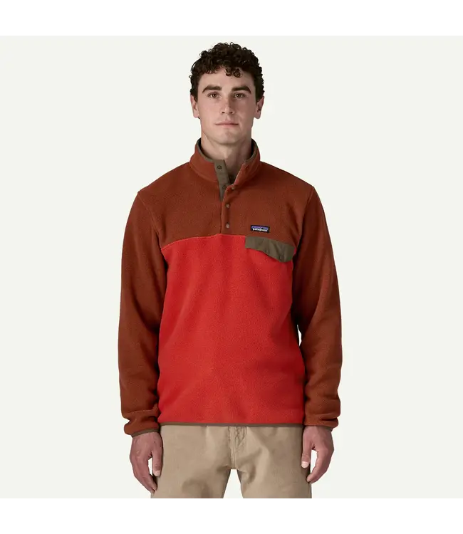 MEN'S PATAGONIA LIGHT WEIGHT SYNCHILLA SNAP-T FLEECE PULLOVER