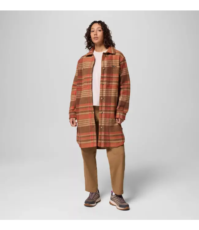 WOMEN'S COLUMBIA WILDEST VENTURE LONG FLEECE COAT