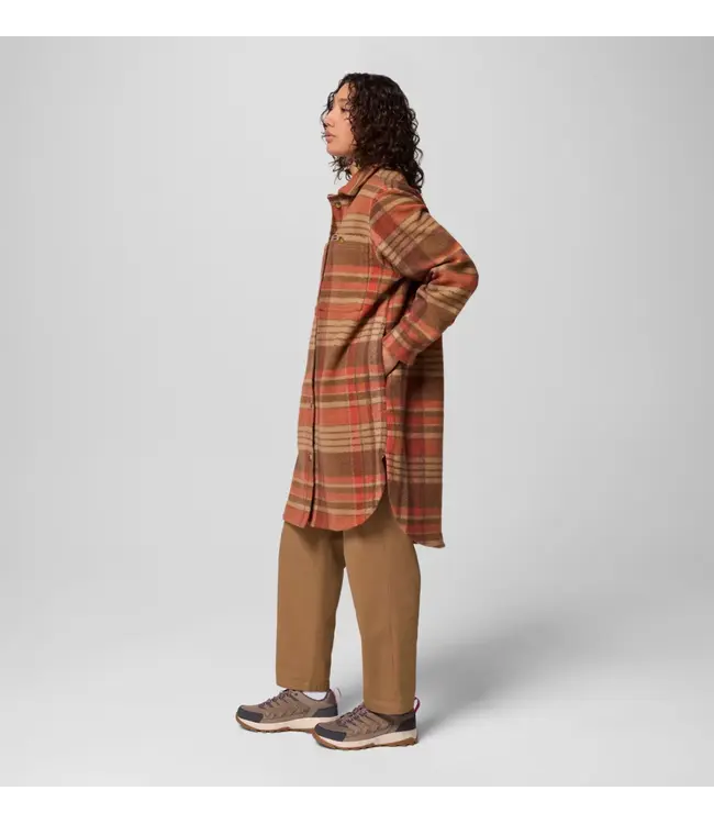 WOMEN'S COLUMBIA WILDEST VENTURE LONG FLEECE COAT