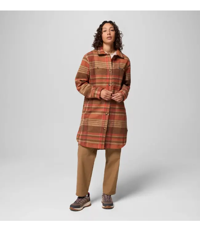 WOMEN'S COLUMBIA WILDEST VENTURE LONG FLEECE COAT