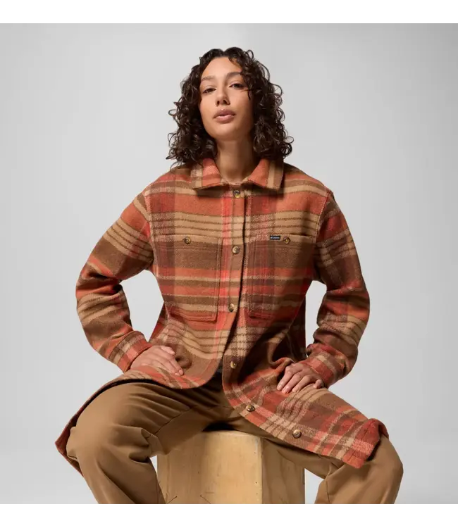 WOMEN'S COLUMBIA WILDEST VENTURE LONG FLEECE COAT