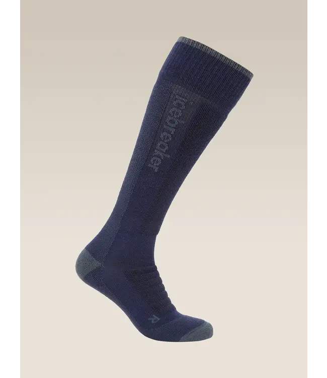 MEN'S ICEBREAKER MERINO SKI+ MEDIUM OVER THE CALF SOCKS ALPINE GEO