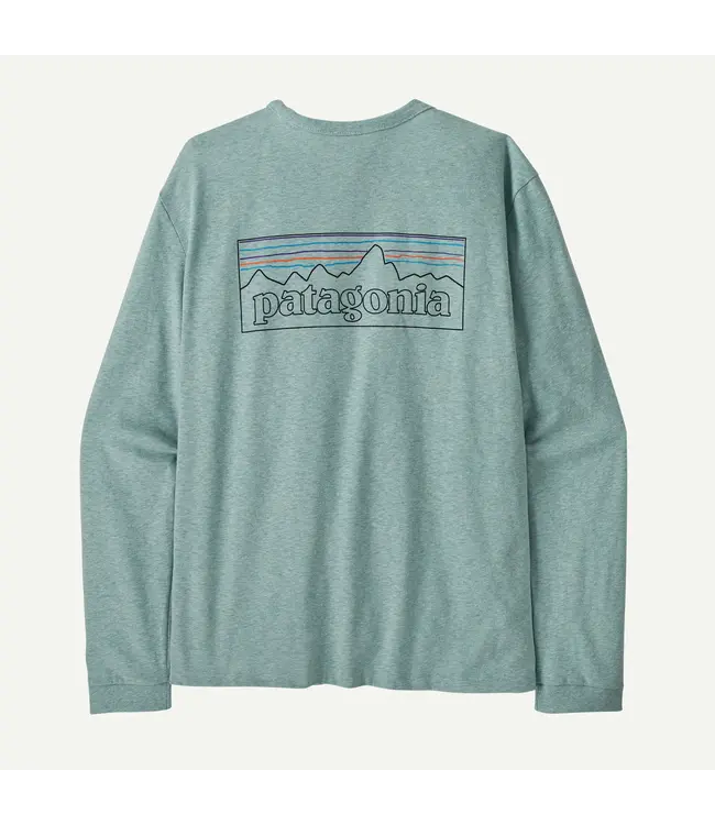 WOMEN'S PATAGONIS LONG SLEVE P-6 LOGO RESPONSIBILI-TEE
