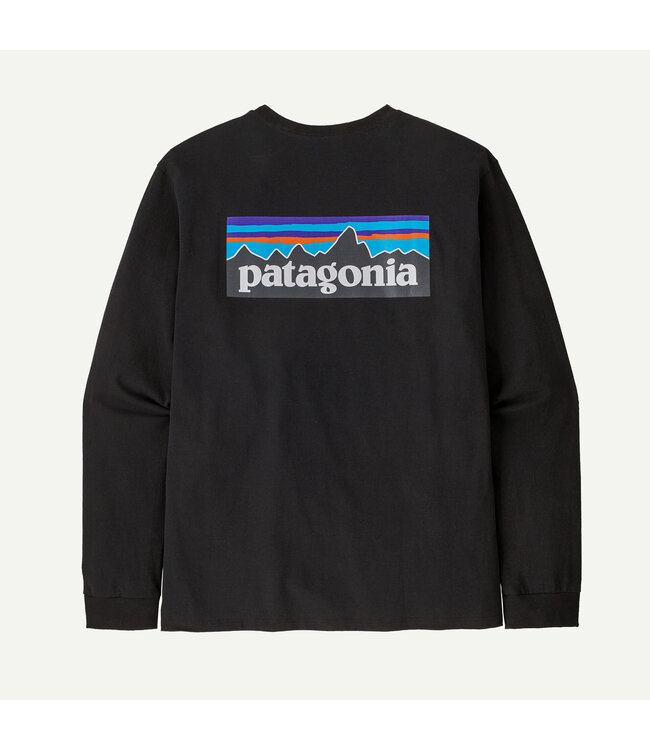 MEN'S PATAGONIA LONG SLEEVE P-6 LOGO RESPONSIBILI-TEE