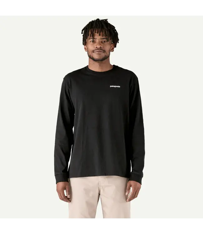 MEN'S PATAGONIA LONG SLEEVE P-6 LOGO RESPONSIBILI-TEE