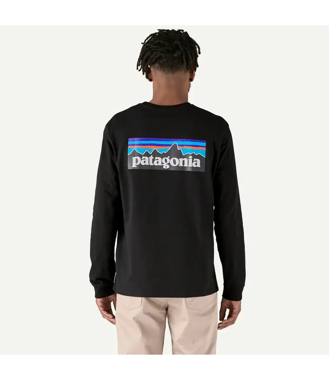MEN'S PATAGONIA LONG SLEEVE P-6 LOGO RESPONSIBILI-TEE