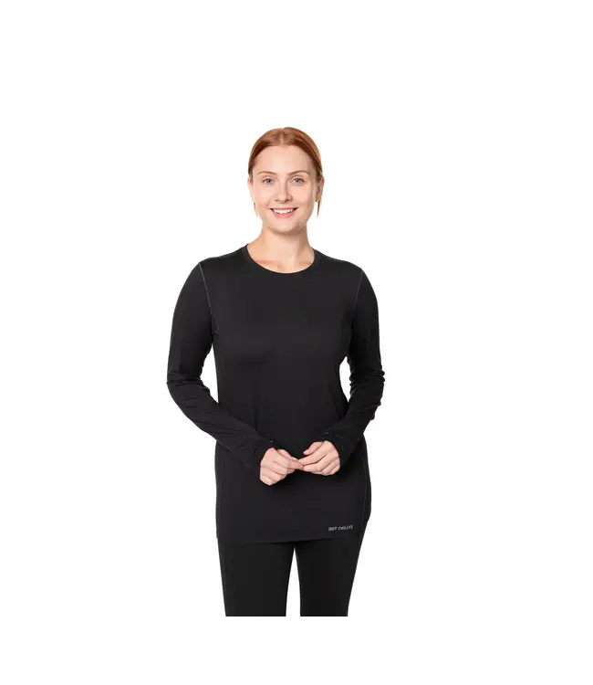 WOMEN'S HOT CHILLYS CLIMA-TEK CREWNECK