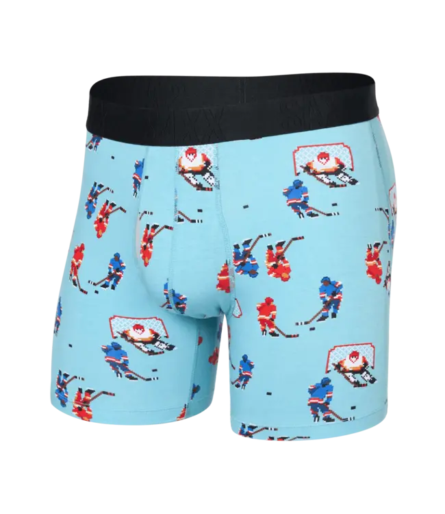 MEN'S SAXX DROPTEMP COOLING COTTON BOXER BRIEFS