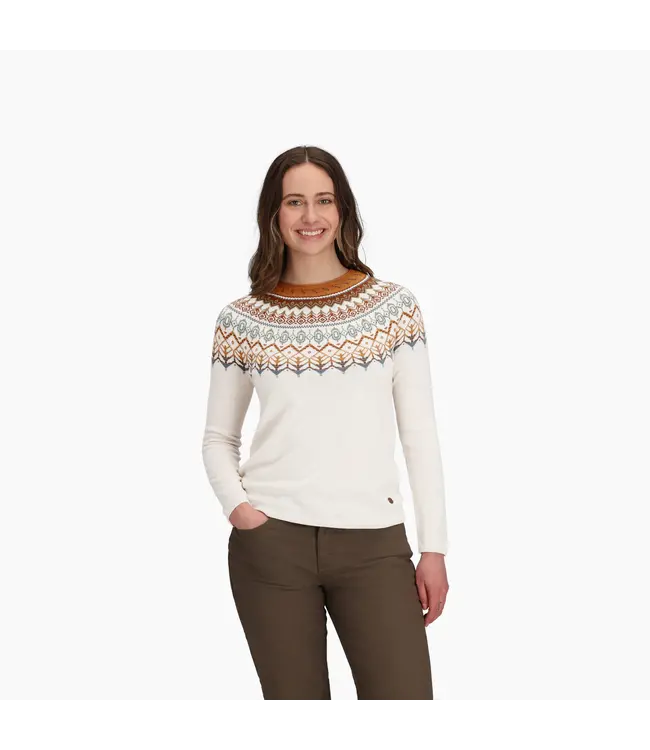 WOMEN'S ROYAL ROBBINS WESTLANDS FAIRISLE CREW SWEATER